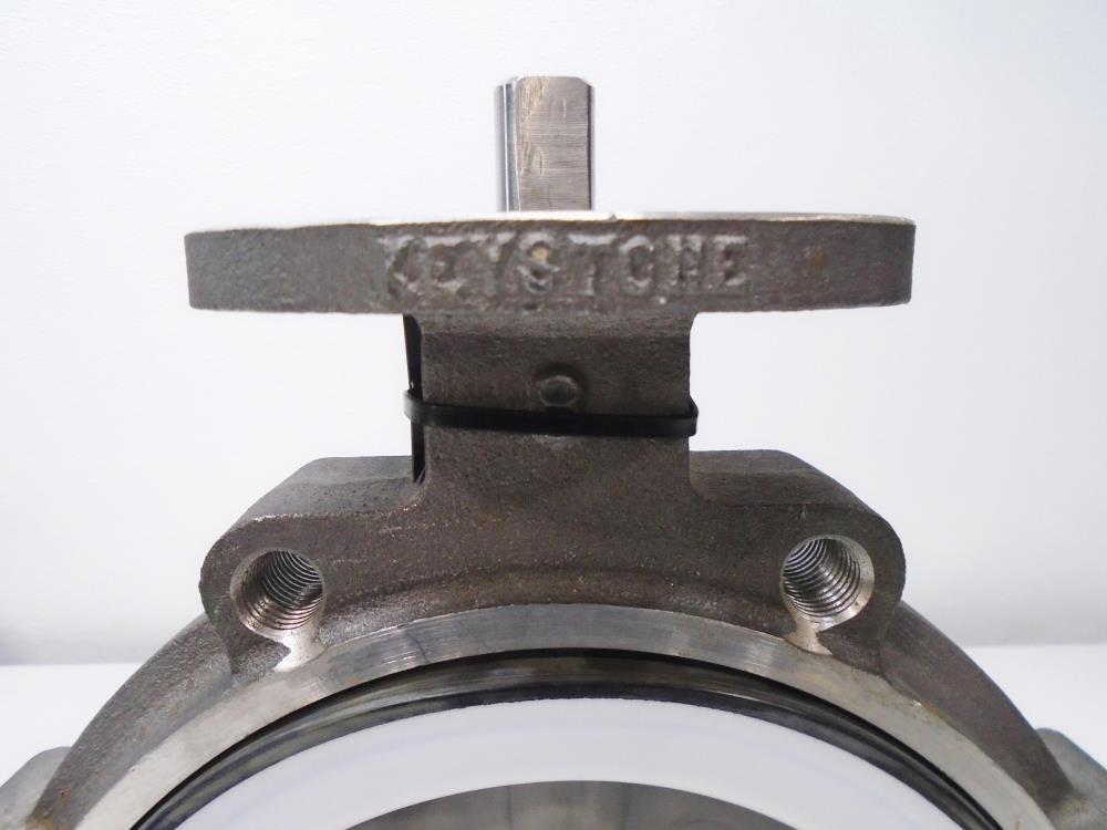 Keystone 8" 150# Stainless Steel Resilient Seat Butterfly Valve, Figure# 992